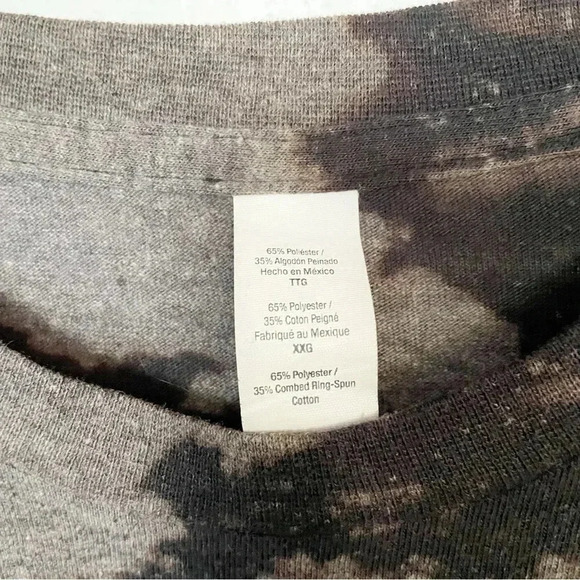 Tie Dye Badass Mom Printed Short Sleeve Crewneck Tee Size XXL - Picture 3 of 7